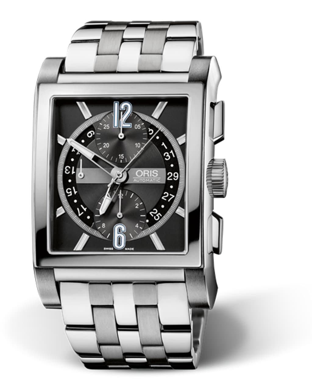 Vertical image of  Rectangular Titan Chronograph